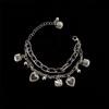 Pulseira japonesa Hellokitty menina adorável menina gostosa lolita menina suave pulseira de camada dupla presente para namoradas casal