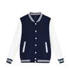 Uniforme de Béisbol Básico de Color Sólido Chaqueta Cardigan de Moda con Estampado Americano Ropa de Trabajo Holgada Chaqueta de Pareja Estilo Coreano