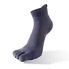 Calcetines Antibacterianos y Desodorantes de Cinco Dedos, Delgados, Transpirables, Malla de Corte Bajo, Transpirables, Algodón Absorbente de Sudor, Calcetines Cortos para Hombre para Primavera y Verano