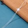 Pequeño Nudo de Hilo de Jade Nudo Chino Borla Fleco Accesorio Cuerda Cuerda para Colgar Marcador de Libros Bolsita Accesorios Colgante Fabricante Venta Directa Al por Mayor