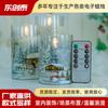 Luz de Vela Electrónica LED Controlada por Control Remoto Dongchuangtai Decoración de Ambiente de Vela Simulada en Relieve con Textura de Muñeco de Nieve Navideño