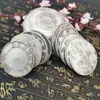 Fornecer 8,8 cm Dólar de Prata grande dólar de prata Dragão Duplo cabeça grande Guangxu Tongbao antigo fazer velho cobre branco dólar de prata atacado