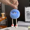 Lindo Conejo de Piernas Largas Bola de Carbón Peluche para Llavero de Coche Colgante Juguete de Peluche Encanto para Bolsos para Parejas