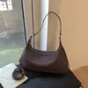 Bolso Casual Retro de Ante 2025 Nuevo Bolso Grande de Hombro/Axila para Viajar Bolso Cruzado Tipo Baguette para Mujer