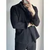 Camisa de primavera y otoño para hombre, de manga larga, a rayas, estilo dos piezas falsas, versátil, estilo coreano, business casual, ligera, madura, simple
