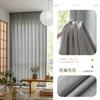 Cortinas de Linho de Alta Qualidade Espessas Translúcidas e Opacas para Engenharia Hoteleira Proteção Solar e Isolamento Térmico Tecido de Cortina Simples Venda Direta da Fábrica