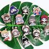 Broche fofo de desenho animado de menina coreana, emblema de acrílico, pino de bolsa, patch, pequeno pingente de joia, personalizável