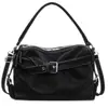 Bolsa de Moto Retrô Grande Capacidade para Garotas Estilosas, Bolsa de Ombro/Axila Estilosa e Casual, Bolsa Tote Transversal para o Dia a Dia