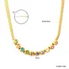 Collar Estilo Europeo y Americano para Mujer, Cadena de Hoja de Gama Alta con Diamantes Mixtos, Diseño de Nicho Moderno, Cadena Gruesa, Venta al por Mayor Transfronteriza