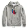 Coleção de Primavera Ralph Lauren Polo: Moletom com capuz em algodão puro, unissex, estilo pullover, adequado tanto para uso interno quanto externo, 100% algodão
