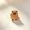 Broche Metálico de Animales Pequeños Lindos de Dibujos Animados Corgi Panda Conejo Insignia de Aleación Decoración para Ropa de Estudiante Hombres Mujeres Empaque