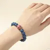 Pulsera de Cuentas Aromáticas Medicina China 1.0 Cuentas de Medicina Azules + Pulsera de Círculo Único Lacada DIY Estilo Chino Transmisión en Vivo Venta al por Mayor Cuentas Sueltas