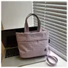 Bolsa da Nova Tendência Outono e Inverno Bolsa de Ombro Único Transversal Moda Casual Textura Versátil Bolsa para o Dia a Dia Cor Sólida