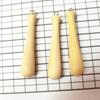 Colgante de palo de madera de béisbol de simulación, pendientes DIY, pendientes, llavero, material colgante con ojos de oveja