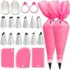 Conjunto de 21 Peças de Bicos de Decoração da Amazon, Bicos de Decoração de Bolo, Sacos de Decoração Eva, Raspadores de Creme