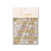 Tomoni fino resistente 1031 adhesivo caliente lindos adhesivos para uñas pegatinas japonesas adhesivos para uñas 5d Hombre de jengibre navideño