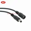 Línea de conexión de alimentación CC conector macho y hembra 5.5*2.1 línea de conexión de alimentación de monitorización línea de conexión para tira LED