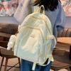 Mochila Escolar Transfronteriza para Estudiante de Secundaria Mochila de Preparatoria Femenina Nicho Gran Capacidad Alta Apariencia Venta al por Mayor Moderna