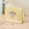 Bolsa de Remédios Portátil de Desenho Animado Grande Capacidade Bolsa de Armazenamento de Remédios para Viagem Bagagem de Mão Kit de Primeiros Socorros para Exterior Caixa de Remédios de Tecido