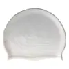 Touca de natação design de água corrente para adultos alta elasticidade à prova d'água proteção auricular confortável silicone touca de natação fabricantes atacado