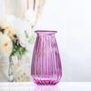 Florero de Cristal Europeo Casual, Florero Hidropónico, Adornos Decorativos Creativos de Escritorio para Sala de Estar, Decoración para el Hogar con Flores Secas