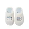 Lindas Pantuflas de Algodón de Conejo para Mujer, Otoño/Invierno, Suela Gruesa Antideslizante para Exteriores, Uso en Casa, Cubre Talón, Zapatos de Algodón Cálidos, Festivo