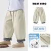 Pantalones Casuales Tipo Cimitarra de Algodón Puro para Niños Europeos Otoño 2026 Nuevo Estilo Niños Medianos y Grandes Niños Bebé Estilo Primavera y Otoño Ropa para Niños
