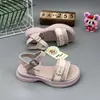 Sandálias de Verão Novas 2026 da Marca Hongchangda para Meninas com Laço, Sapatos Infantis da Moda com Solas Ultraleves, Casuais para Meninas