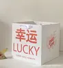 Día de la Mujer, Bolsa de Regalo Día de la Diosa, Bolsa de Papel tipo Bandolera Cuadrada, Bolsa para Snacks de Regalo, Ver Flores, Feliz Suerte