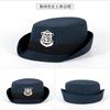 Sombrero de Guardia de Seguridad con Ala Grande Sombrero de Copa Plana Sombrero de Entrenamiento de Seguridad para Hombres y Mujeres Protector Solar Profesional Transpirable Ligero