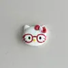 Gafas de Corazón de Dibujos Animados Gatito Creativo Hecho a Mano DIY Pegamento de Crema Zapatos Ropa Accesorios Pequeños Accesorios Materiales para Joyería Al por Mayor