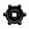 Válvula de Escape de Plancha de Vapor Plástico Perilla Caldera Plancha Eléctrica Válvula de Tres Vías Escape Negro Interruptor de Perilla Única