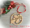 Manualidades navideñas creativo muñeco de nieve de madera pequeño colgante moda uva de madera decoración navideña diez estilos