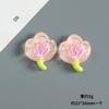Flor de brillo de dibujos animados lindo diy pegamento de crema material para funda de teléfono bolsa accesorios para el cabello hechos a mano accesorios de resina