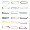 Cadena de cuentas de pintura al por mayor, material de bricolaje, cadena colgante de color, etiqueta, llavero, colgante de peluche, cadena de cuentas de bola de conexión