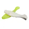 5cm/1.4g pesca en mar agua dulce señuelo gigante señuelo blando señuelo gusano blando señuelo cola en T aparejos de pesca señuelo artificial para cabeza de serpiente y lubina