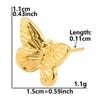 304 Aço Inoxidável Europeu e Americano Retro Starfish Brincos Moda Feminina All-match High-end Ear Studs Borboleta Orelha Jóias em estoque