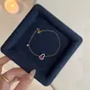 Pulsera de Plata de Ley S925 con Forma de Calabaza Rojo Rosado Incrustada de Diamantes para Mujer, Nuevo Estilo Chino, Elegante y Sofisticada, Completamente Adornada con Diamantes, un Símbolo de Buena Fortuna y Prosperidad
