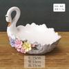 Prato de frutas Cisne decorações de casa de cerâmica fábrica direta criativo sala de estar mesa de centro decoração de mesa lanches prato de frutas