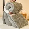 Colcha de lã de cordeiro, colcha de inverno espessa, fleece floco de neve de alta densidade, adequada para primavera e outono, colcha de algodão para uma pessoa para dormitórios estudantis