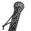 Sm Palmeta de Cuero con Patrón de Diamantes para Azotes Manuales Herramienta de Palmeta Sp para Adultos Látigo de Azotes Entrenamiento Castigo Accesorios de Broma