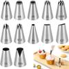 Amazon Boquilla de Decoración Sin Costuras de 21 Piezas, Boquilla para Decorar Pasteles, Boquilla para Crema Batida, Boquilla de Rosa, Material 304