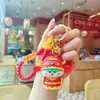 Lindo Llavero de Figura de Goma Suave Colgante Pequeño Actividad Bolsa de Regalo Pequeña Colgante Pequeño Promoción en el Lugar Pequeño Regalo Llavero