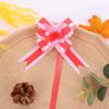 Nueva flor de plástico de dos colores para tirar a mano, para puerta de coche o boda, para regalo, embalaje de flores, caja de regalo, para tirar de la flor, venta al por mayor