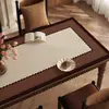 Nuevo Mantel Individual Retro para Mesa de Comedor 2026 con un Toque de Lujo Ligero y de Alta Gama, Impermeable, Resistente al Aceite, al Calor y Lavable para Mesa de Centro de Sala de Estar