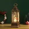 Decorações de Natal Transfronteiriças, Adereços de Layout de Atmosfera, Luzes Noturnas de Neve para Desktop, Enfeites Criativos para Árvore de Natal, Presentes