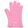Guantes de silicona de cinco dedos con puntos anti-quemaduras para horno, microondas, herramientas domésticas, herramientas para hornear