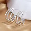 Brincos estilo europeu e americano transfronteiriços nova moda brincos geométricos moda elegante todos os jogos estilo exagerado brincos
