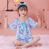 2025 Nuevo Conjunto de Pijama de Verano para Niñas del Sudeste Asiático Moda Infantil Estilo Princesa Ropa para Niñas Ropa de Casa