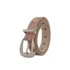 Suministro Transfronterizo de Cinturones de Cuero para Mujer, Cinturones de Hebilla de Pin para Mujer, Simples y Versátiles, Adecuados para Jeans y Vestidos, Cinturones Decorativos de Piel de Vaca
